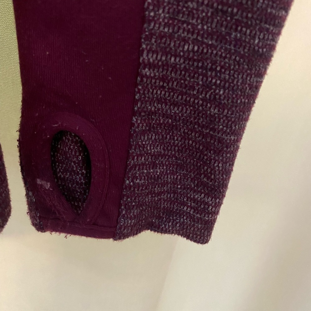 Lululemon Womens Hooded Stride Jacket Heathered Plum 4 Activewear Sporty Yoga - Picture 4 of 7